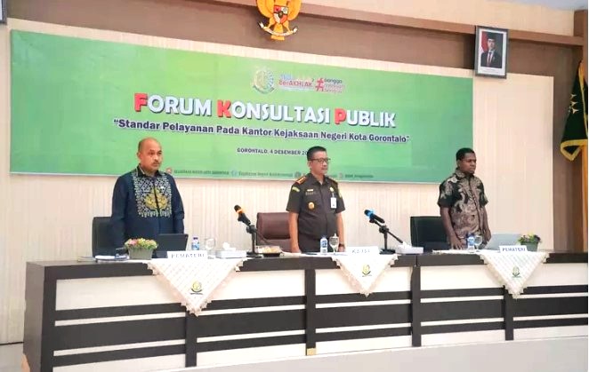 Kepala BPMA UBM Gorontalo Sampaikan di Kejaksaan Negeri Gorontalo, Terkait Standar Pelayanan dalam Forum Konsultasi Publik