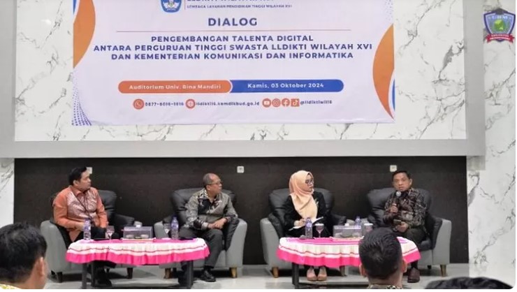 Dorong Potensi Talenta Digital Lulusan PTS, LLDIKTI XVI Gelar Dialog Bersama Kepala BPSDM Kemenkominfo di UBM Gorontalo