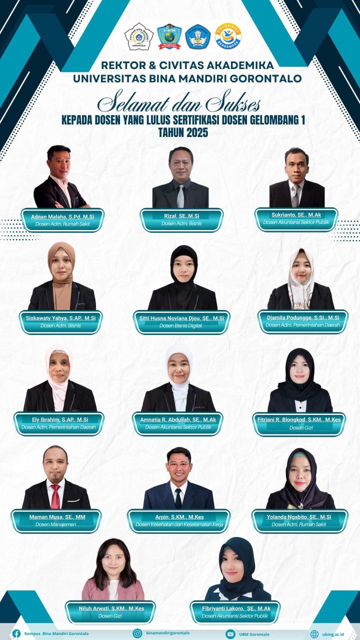 14 Dosen UBM Gorontalo Lulus Serdos 2025, YBMG Dukung Peningkatan Mutu dan Kapasitas Dosen Profesional