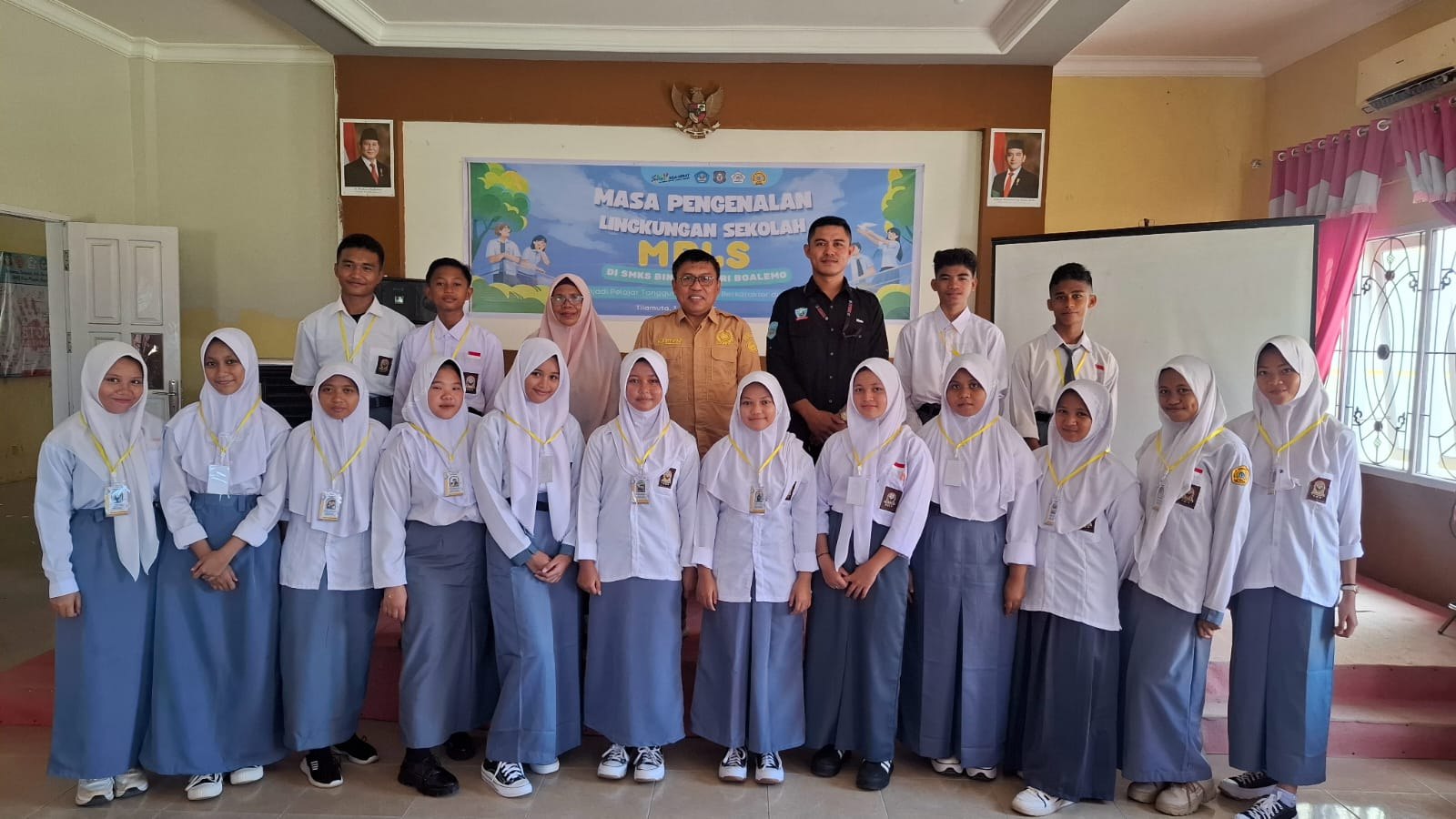 MPLS SMKS Bina Mandiri Boalemo, Momen Membentuk Karakter Siswa Tangguh dan Unggul