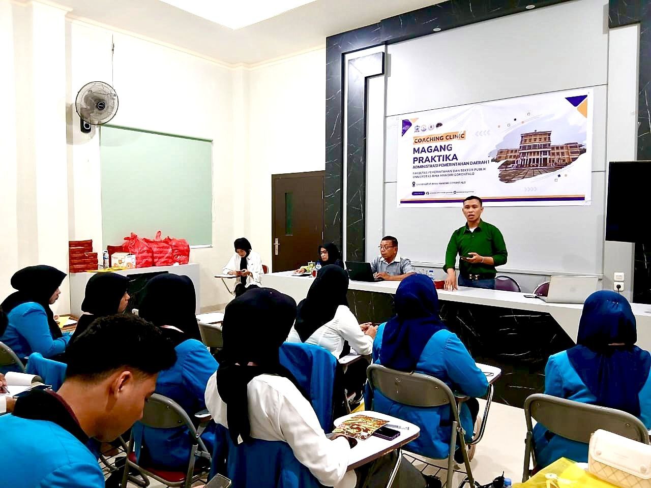16 Mahasiswa Prodi APD FPSP UBM Gorontalo Ikuti Coching Clinic, Bekal Praktis Praktik Magang
