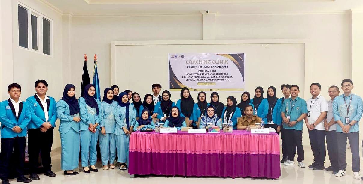 Mahasiswa Prodi APD UBM Gorontalo, Ikuti Coaching Clinik PBL 2, Rektor: Bekal Mengintepretasi Regulasi, Prosedur dan Praktik Good Governance