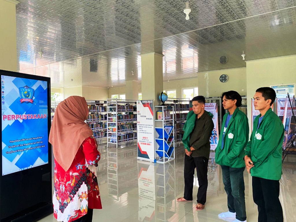Peserta Benchmarking Universitas Muhammadiyah Luwuk Banggai Jajal Layanan Digitalisasi Perpustakaan UBM Gorontalo