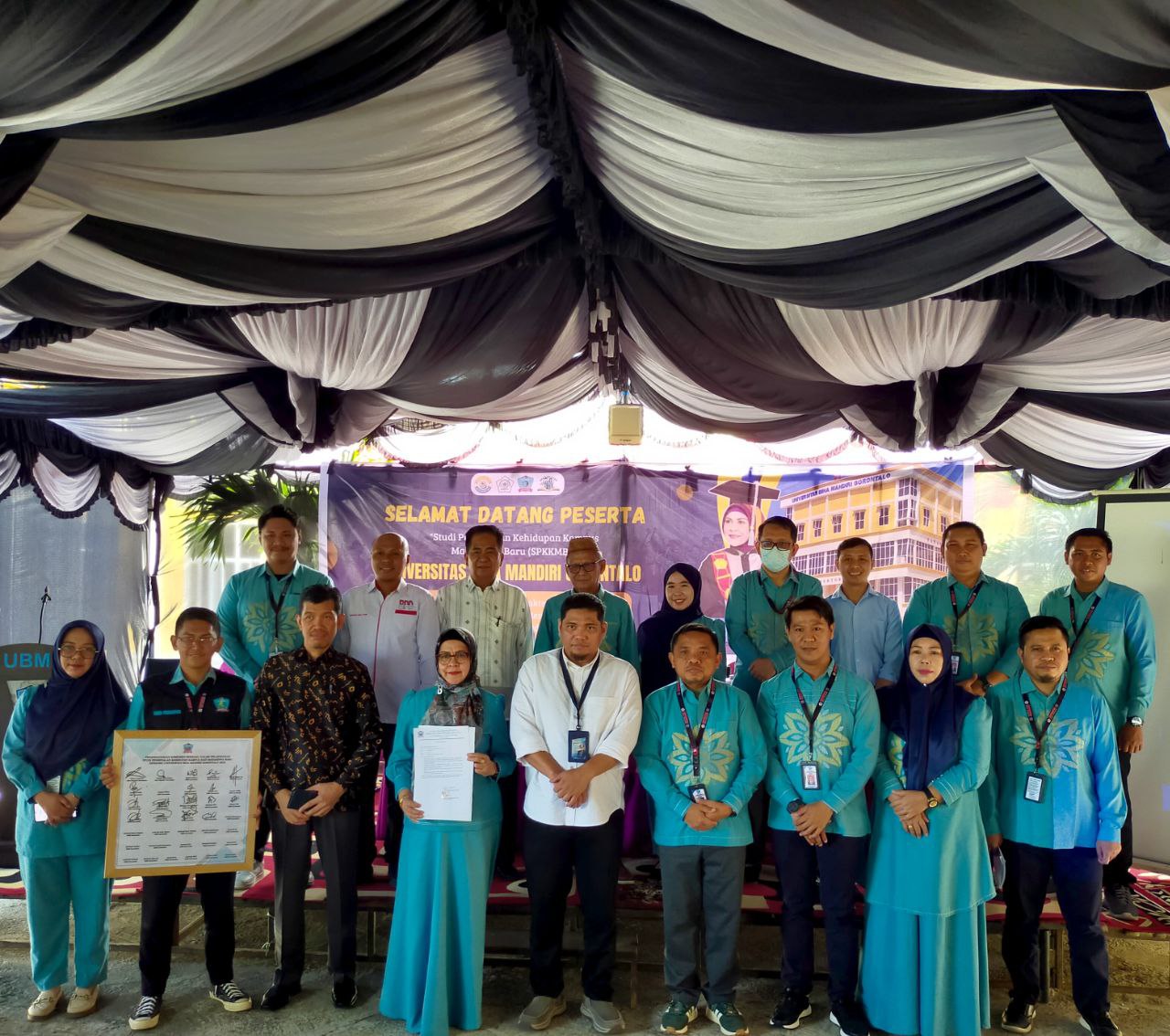 PKKMB Kampus UBM Gorontalo Dibuka Kepala LLDikti XVI, Munawir: Kampus yang Konsisten dengan Program Internasionalisasi