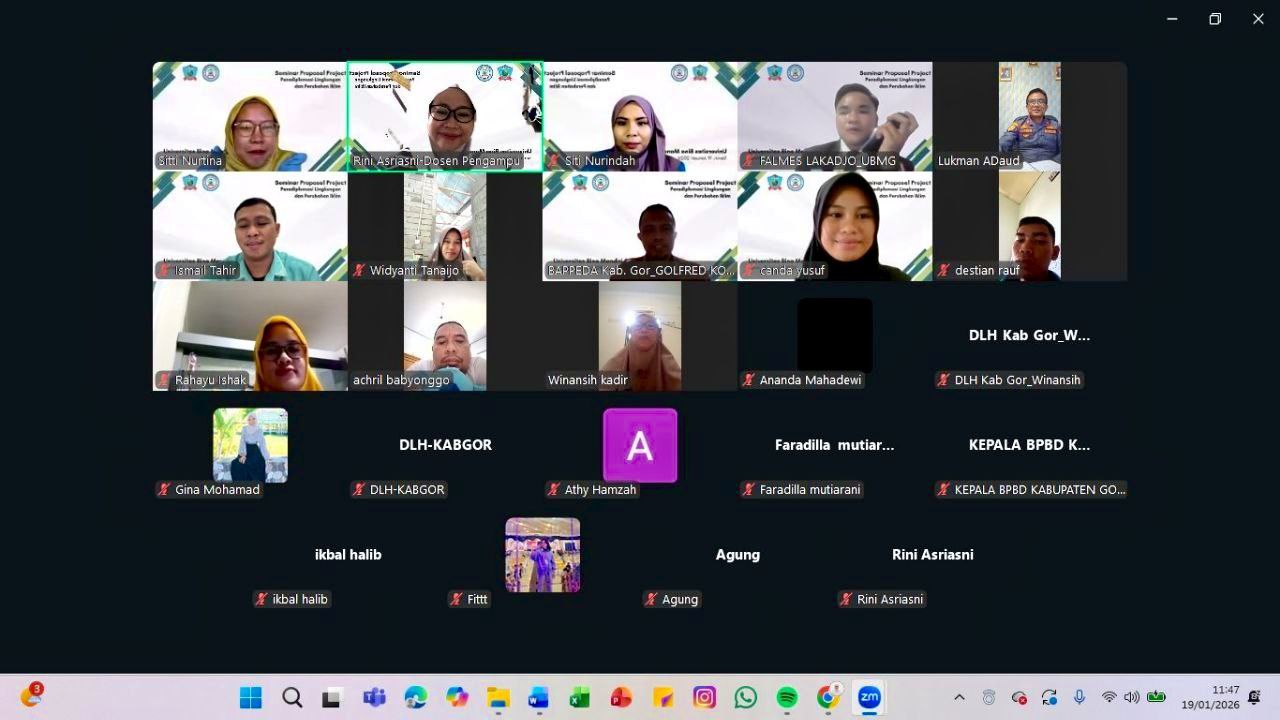 Mahasiswa Prodi Hubungan Internasional UBMG Gelar Seminar Lingkungan Hidup dan Perubahan Iklim Berbasis Paradiplomasi 