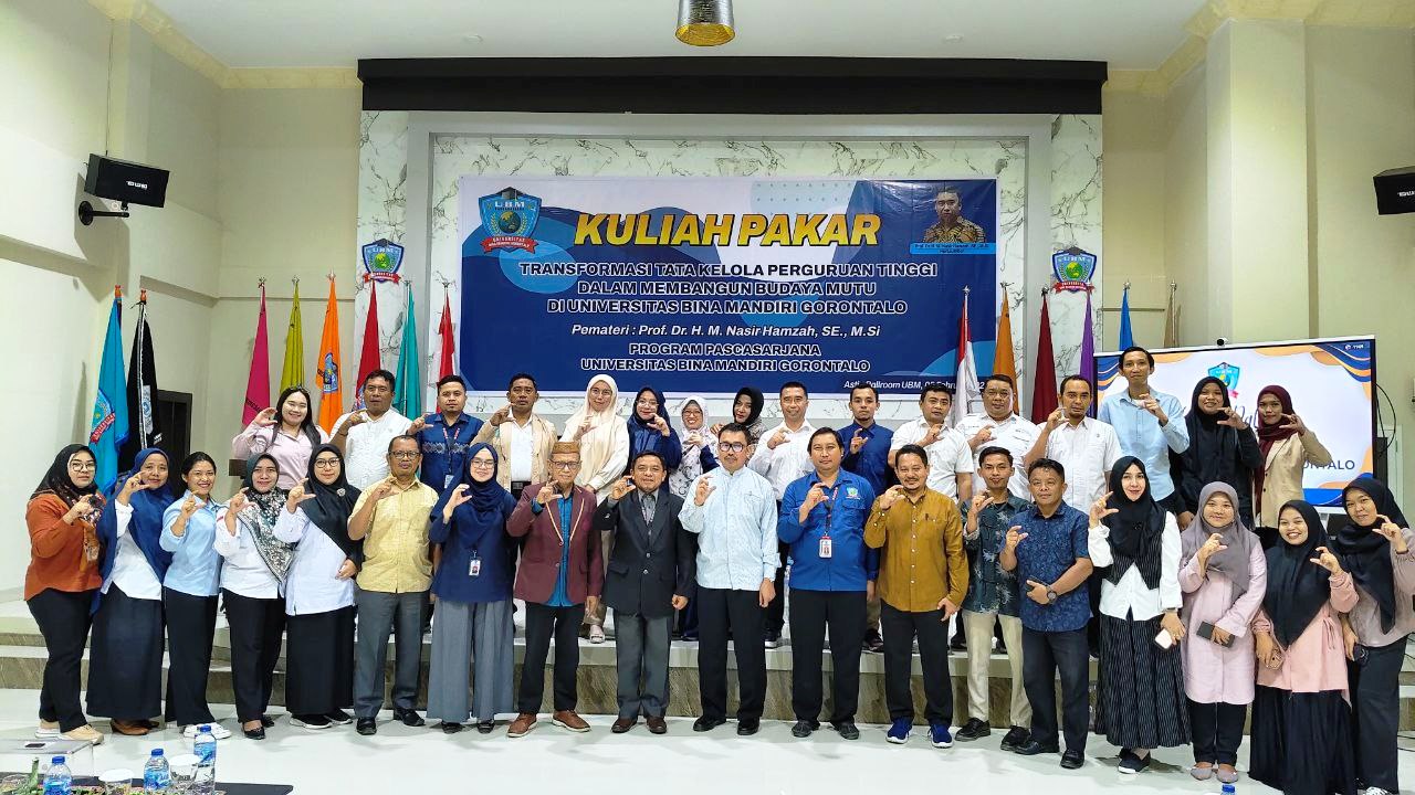 Kuliah Pakar, Prof. Dr. H.M Nasir Hamzah Terpukau Melihat Perkembangan Kampus UBM Gorontalo