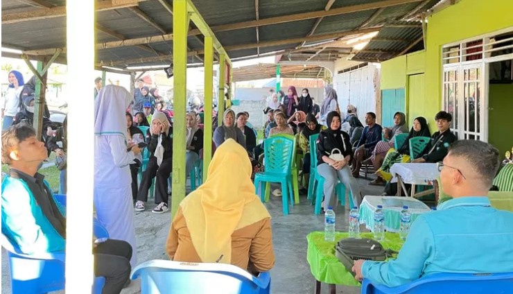 Mahasiswa Analis Kesehatan UBM Gorontalo Peduli Masyarakat, Gelar Penyuluhan dan Pemeriksaan Kesehatan Gratis