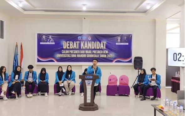 Debat Capres dan Cawapres BEM UBM Gorontalo, Enam Pasangan Calon Sampaikan Visi dan Misi
