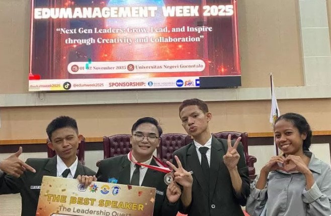Mahasiswa HI UBM Gorontalo Raih Runner Up Kompetisi Debat, dan Best Speaker di Ajang Edumanagement Week 2025 UNG