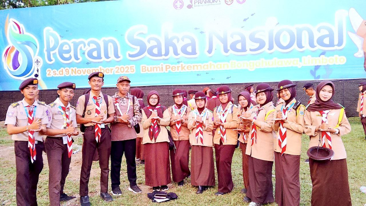 Penutupan Kegiatan Peran Saka Nasional, Siswa SMK Bina Mandiri Boalemo Tunjukkan Eksistensi dan Semangat Kolaborasi