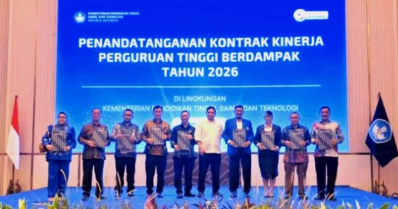 Kampus Berdampak Menuju Indonesia Emas 2045, Rektor UBM Gorontalo Tandatangani Kontrak Kinerja 2026
