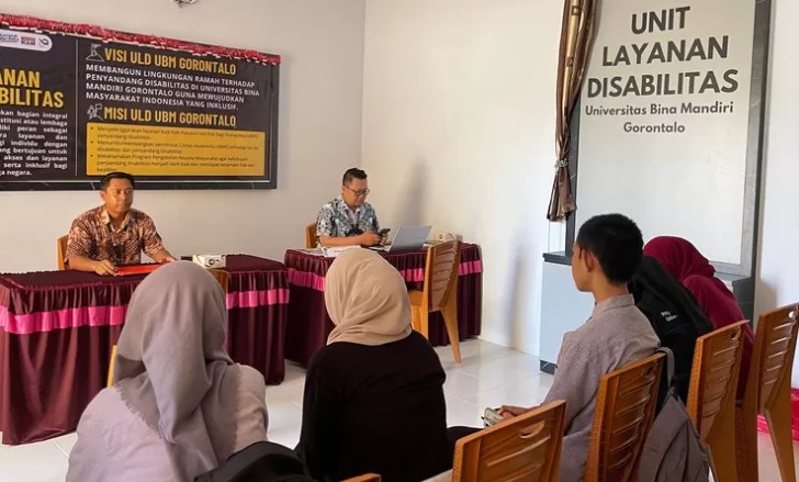 Enam Mahasiswa FIPB Siap Jadi Relawan Sebaya, Untuk Dampingi Mahasiswa Disabilitas UBM Gorontalo