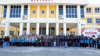 Ketua YBMG dan Rektor UBM Gorontalo Lepas 150 Mahasiswa Farmasi PKL di Desa Ilomata