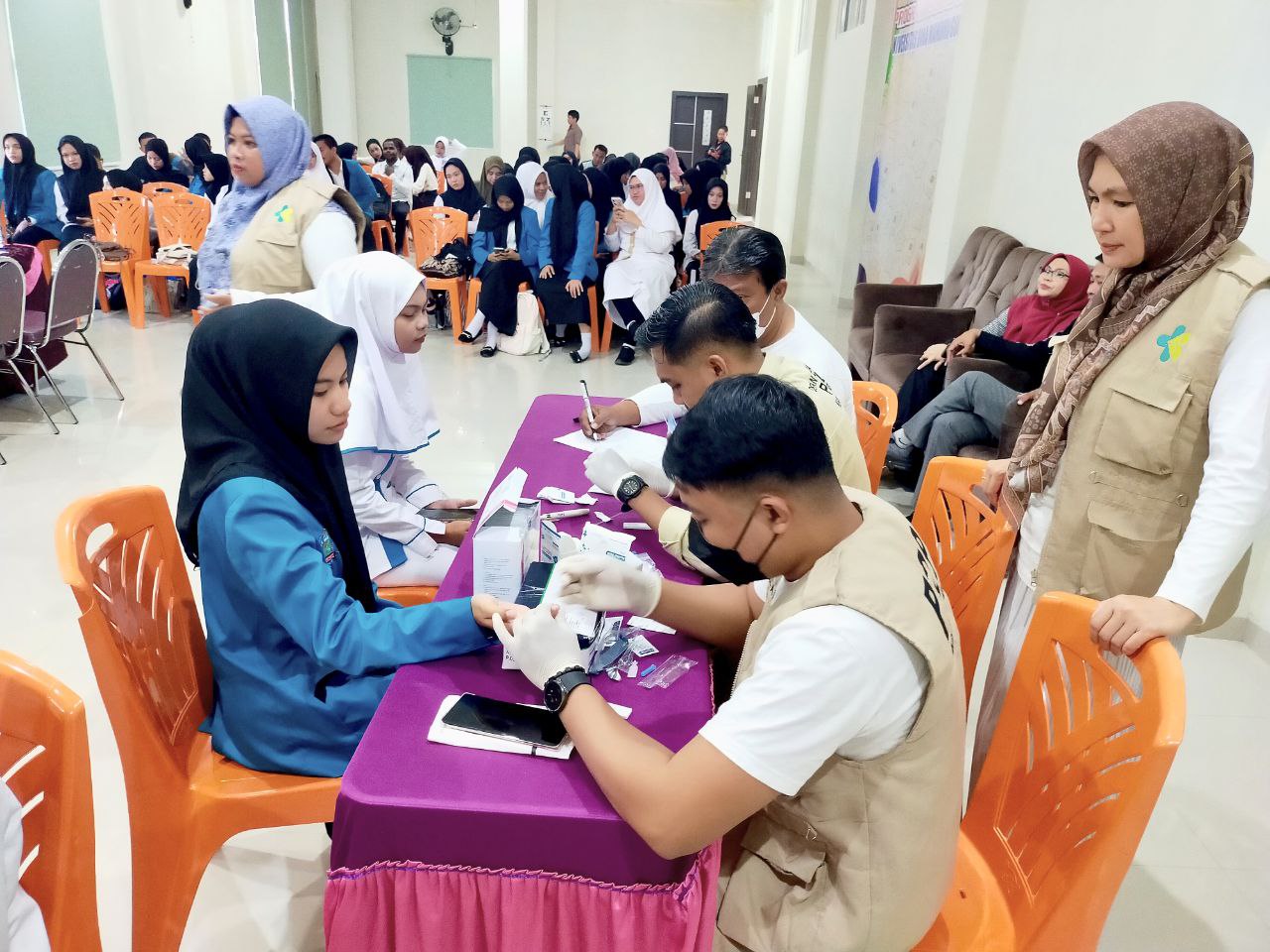 Kampus UBM Gorontalo Gelar Edukasi dan Pemeriksaan Kesehatan, Gandeng Tim P2M Dinas Kesehatan Bone Bolango