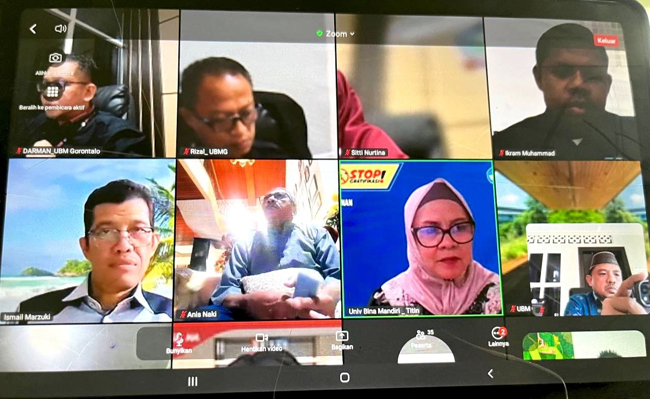 Bimtek Penyelenggaraan Program RPL, Dr. Azis: UBM Gorontalo Siap Jadi Pilot Project bagi PTS di Gorontalo