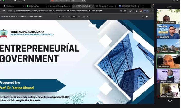 Perkuliahan di PPs UBM Gorontalo Libatkan Dosen Asing dari Malaysia