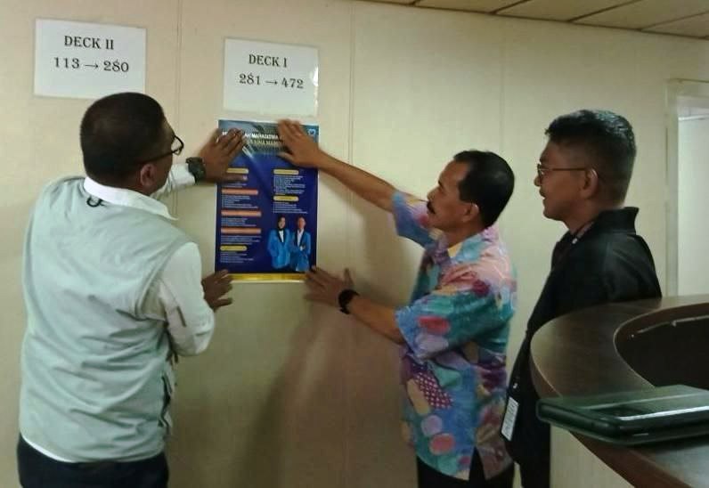 Ada Stiker UBM Gorontalo di Kapal Sabuk Nusantara, Siap Terima Mahasiswa dari Lintas Pulau Teluk Tomini