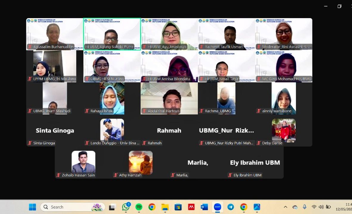 Prodi Hubungan Internasional UBM Gorontalo Gelar Webinar, Hadirkan Narasumber Dosen HI UNHAS Makassar