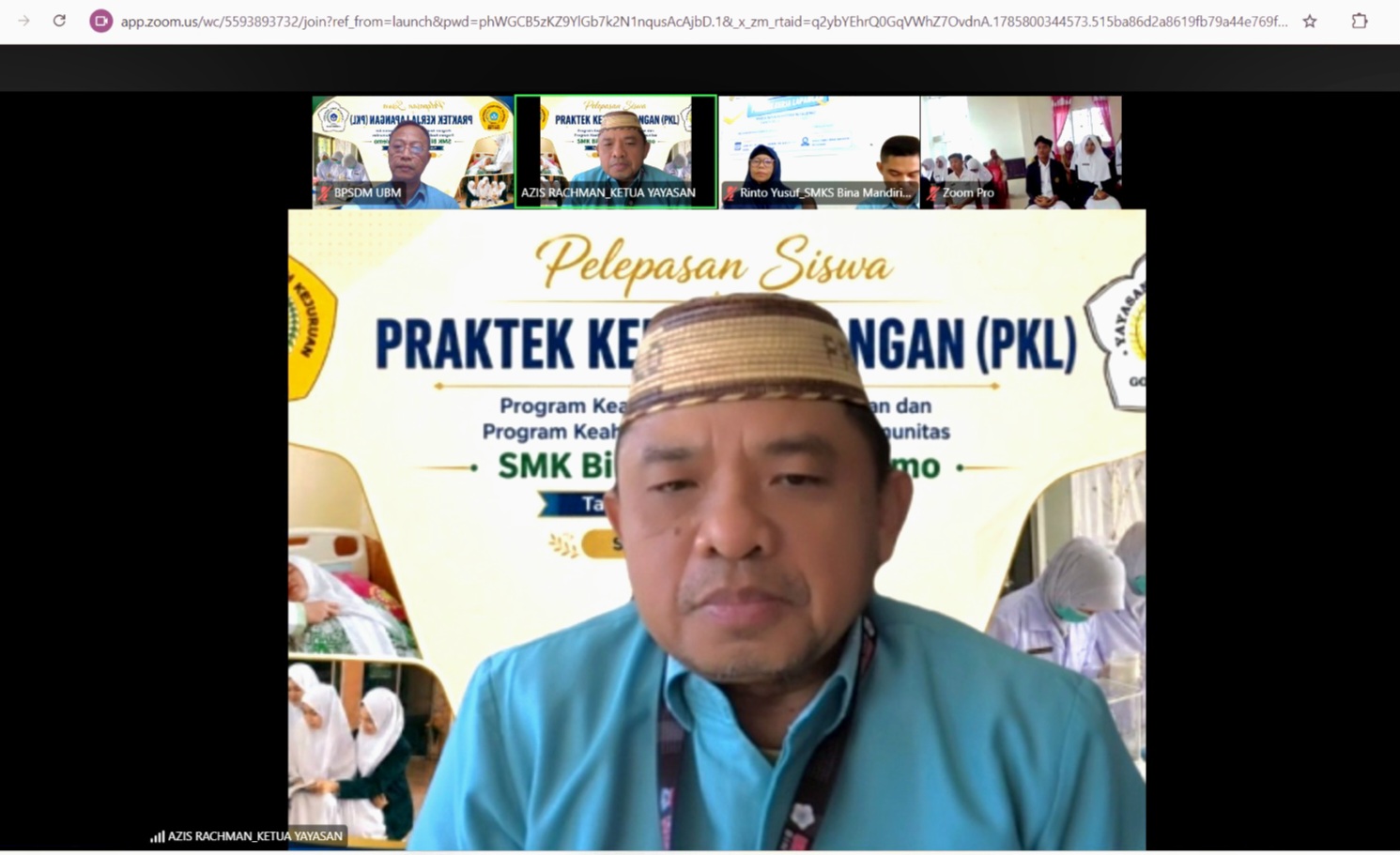 Ketua Yayasan Bina Mandiri Gorontalo Lepas Siswa PKL, Tekankan Karakter, Integritas, dan Pelayanan Humanis