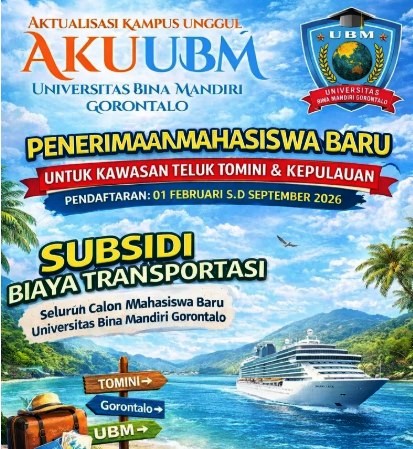 Kampus UBMG Berikan Subsidi Transportasi Kapal Laut bagi Calon Mahasiswa Baru 2026