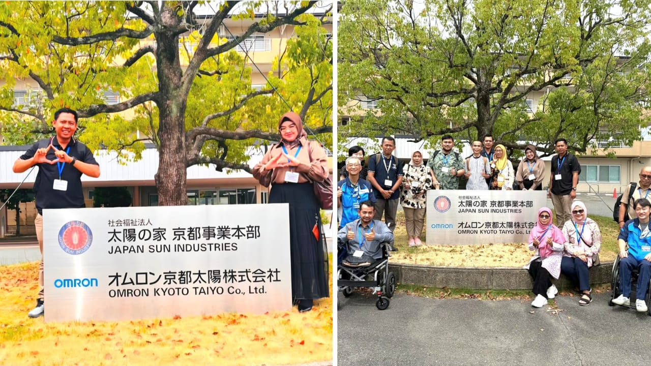 UBMG Pelajari Model Ketenagakerjaan Inklusif di OMRON Kyoto Taiyo, Jepang