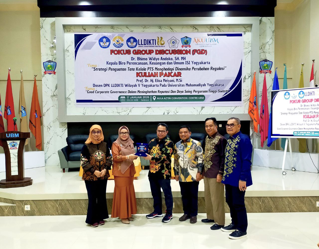 Perkuat Tata Kelola Berbasis Good University Governance, UBMG Bahas Strategi Adaptif Hadapi Dinamika Regulasi Pendidikan Tinggi