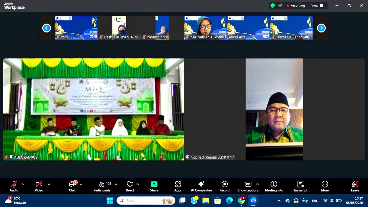 Enam Mahasiswa UBMG Tampil di MTQ Mahasiswa Nasional 2026, Tegaskan Komitmen Kampus Religius dan Berdaya Saing