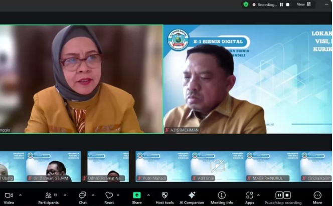 Prodi Bisnis Digital UBM Gorontalo Gelar Lokakarya, Adaptif Menjawab Industri Digital dan Kebutuhan Pasar Kerja